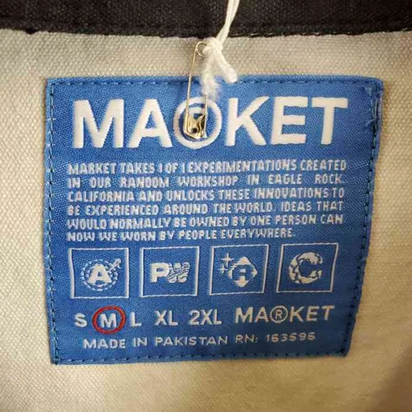 NWT ULTRA RARE CHINATOWN MARKET PROTOTYPE MONEY PRINTING JEAN JACKET SIZE MEDIUM - Picture 3 of 4